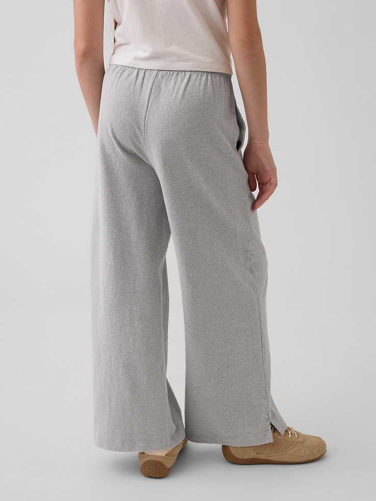 Image number 4 showing, Kids Heavyweight Wide-Leg Pants