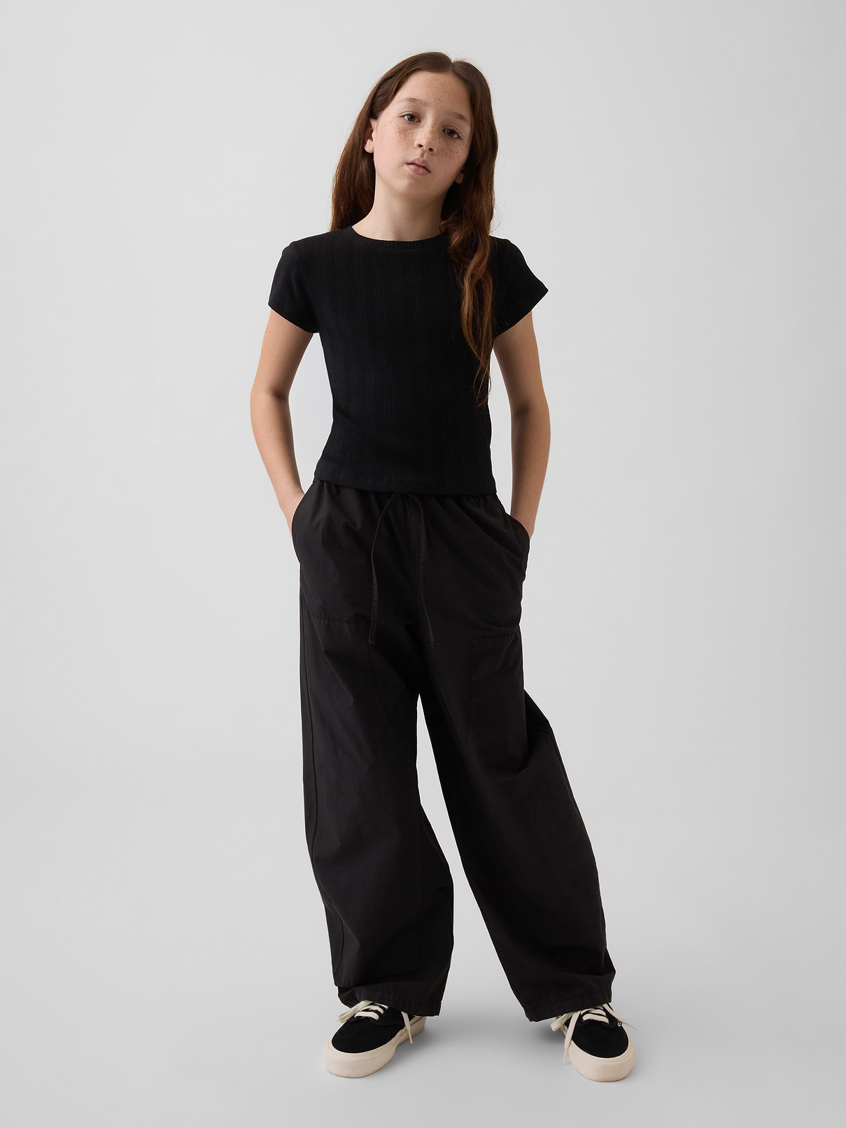 Kids Easy Double-Knee Barrel Pants