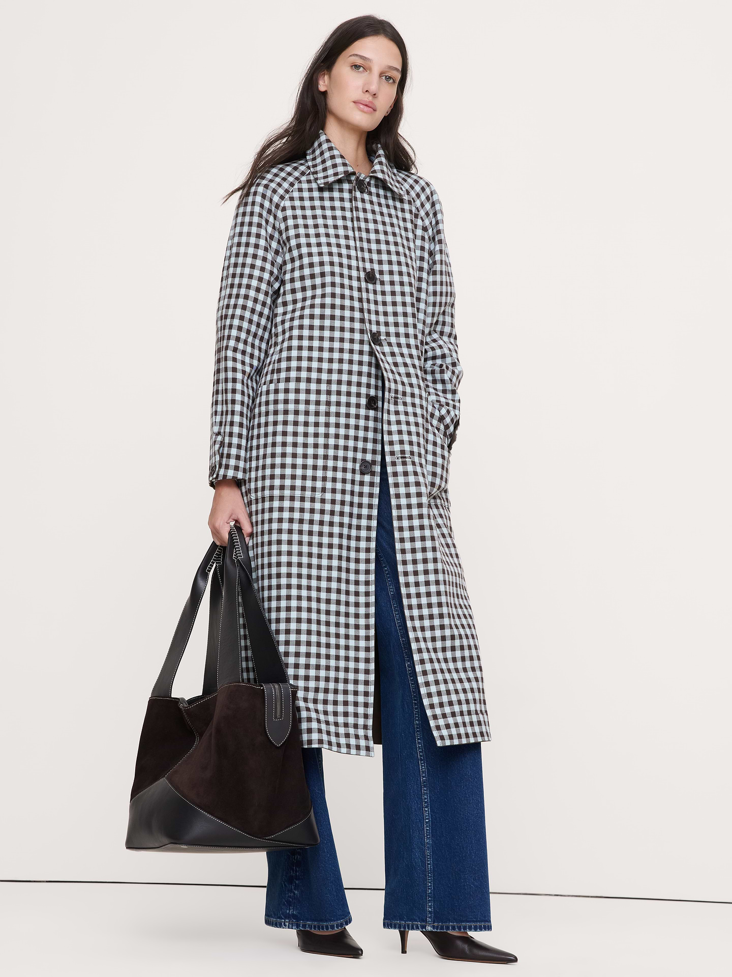 Image number 3 showing, Reversible Cotton Car Coat