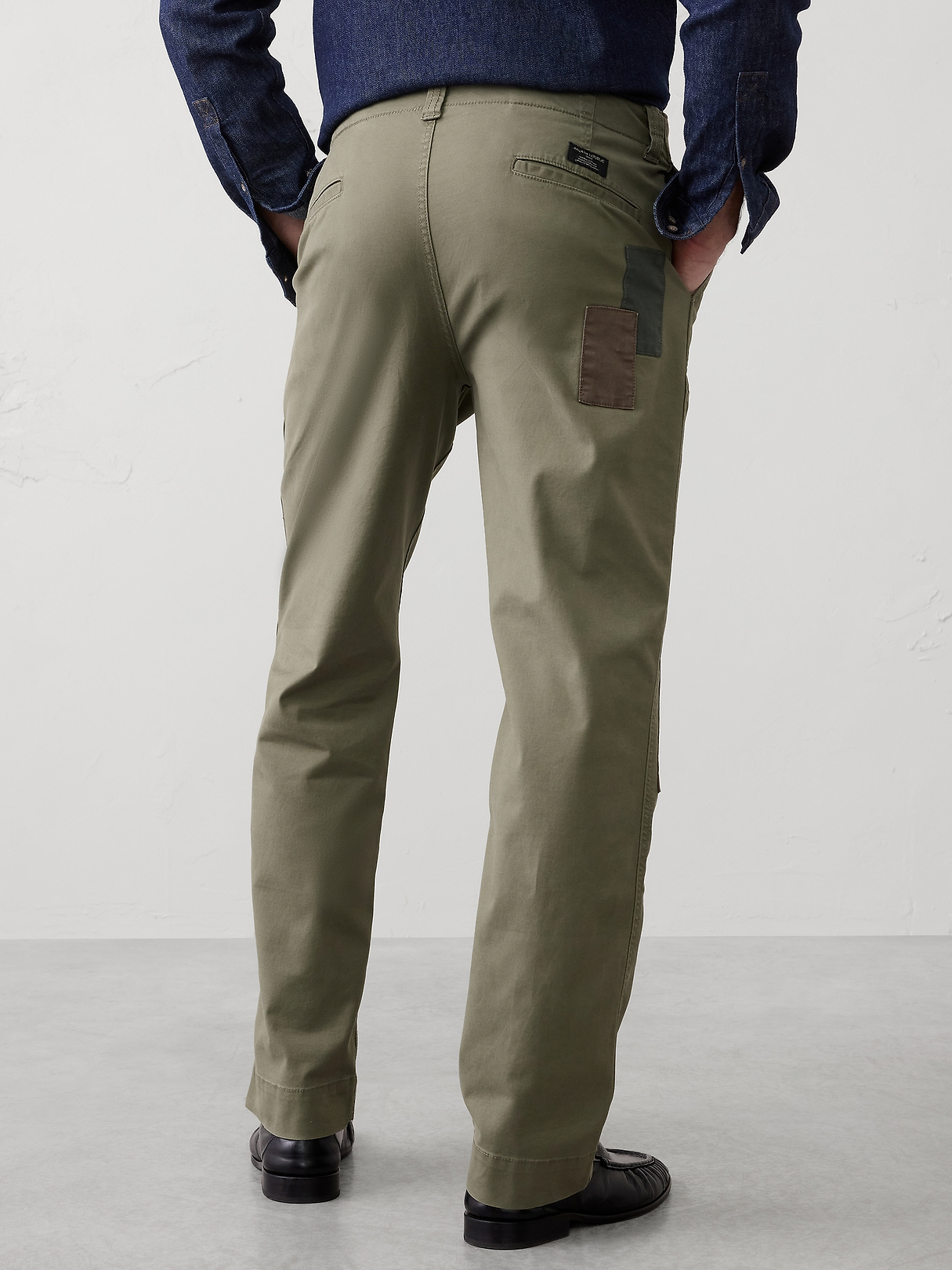 Slim Straight Patchwork Chino | Banana Republic Factory