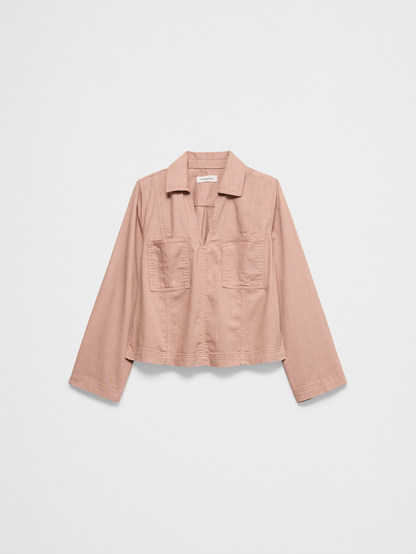 Image number 7 showing, Chambray Popover Top