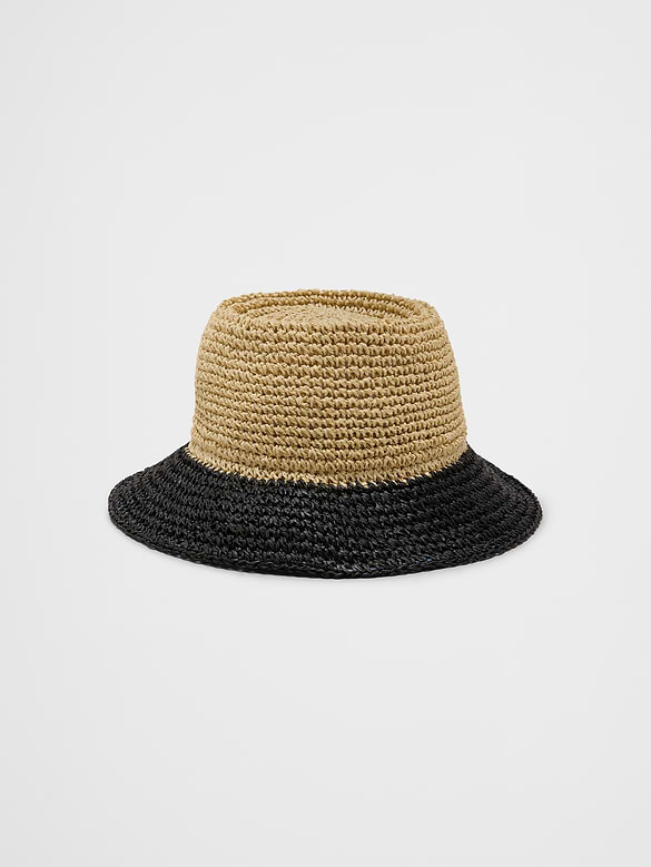 Straw Bucket Hat