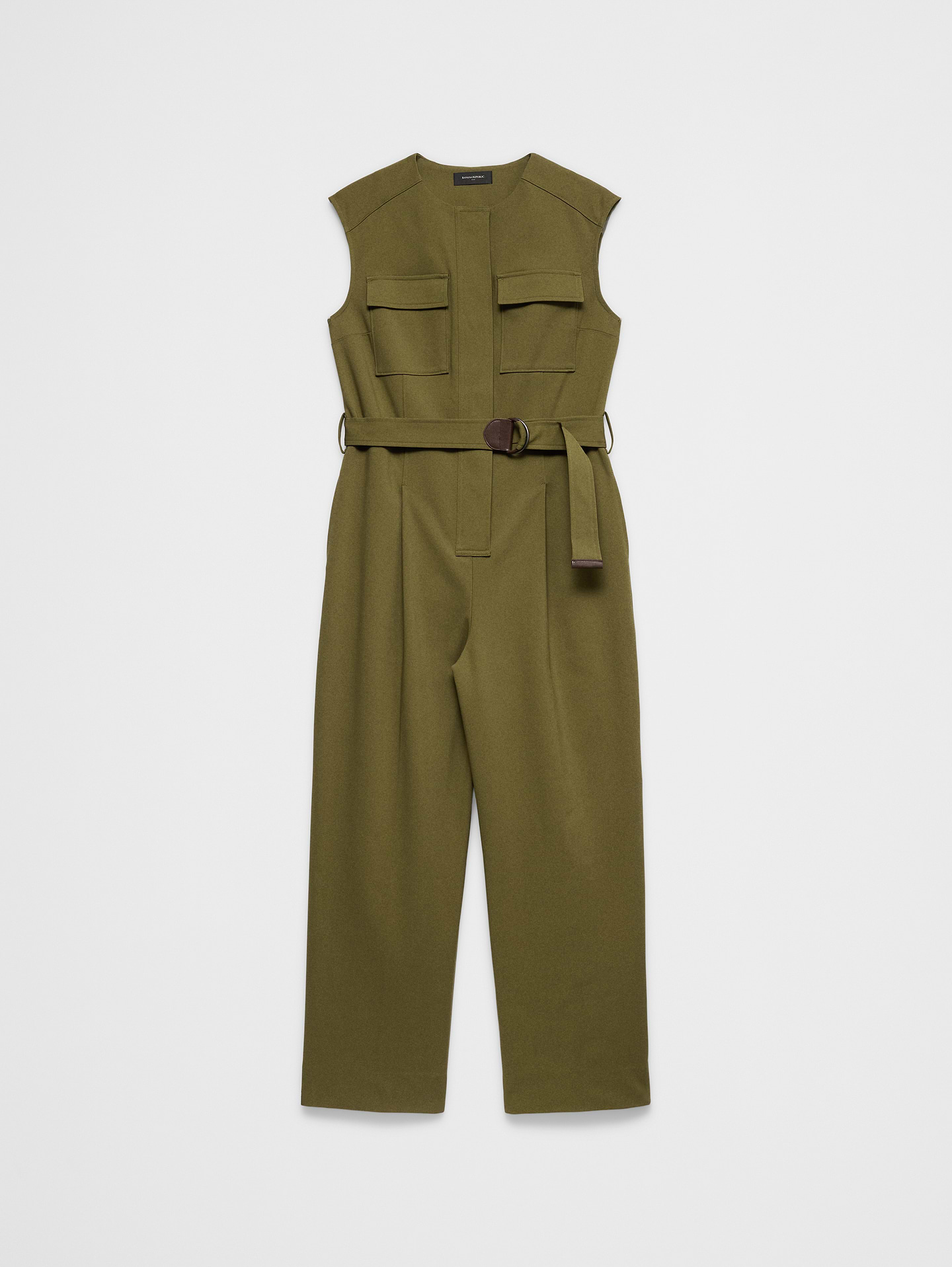 Image number 4 showing, Utility Sateen Jumpsuit