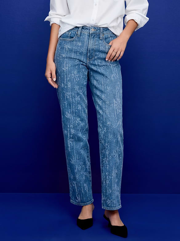 High-Waisted Baggy Barrel Ankle Jeans