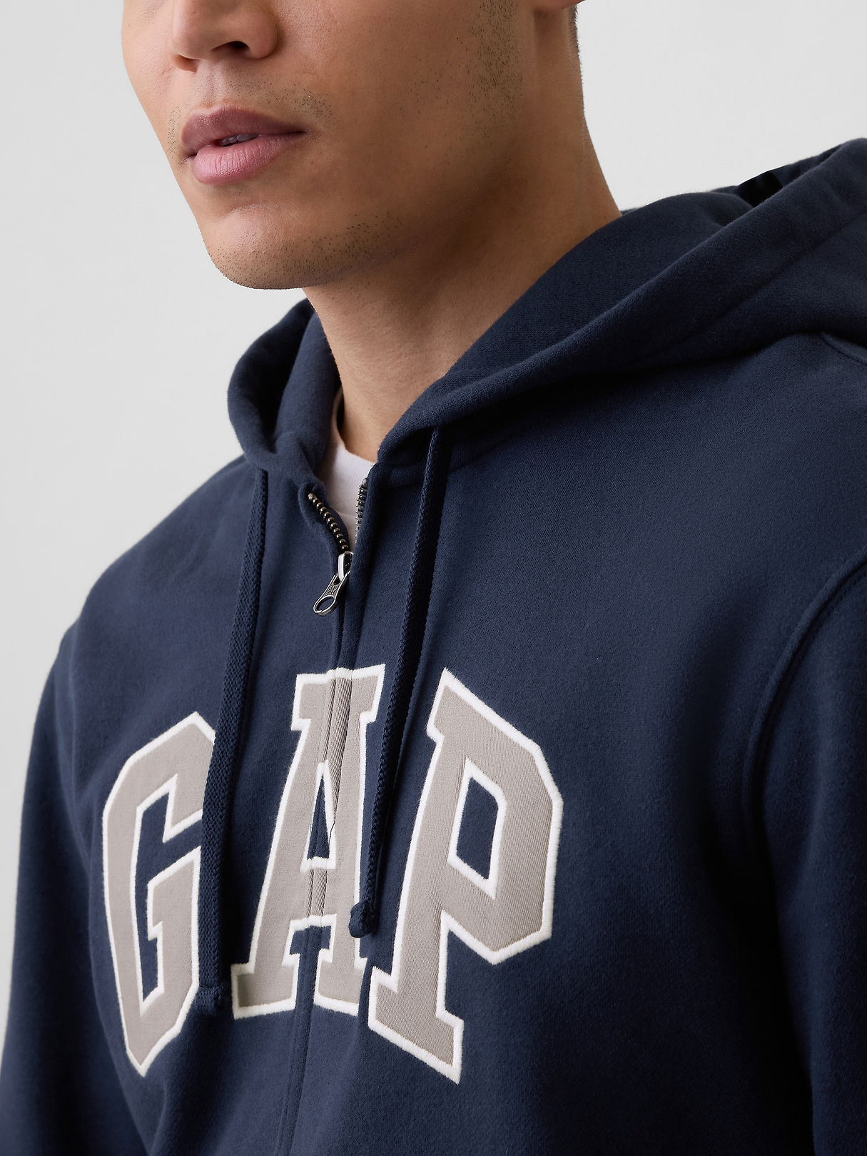 Adult VintageSoft Arch Logo Zip Hoodie | Gap