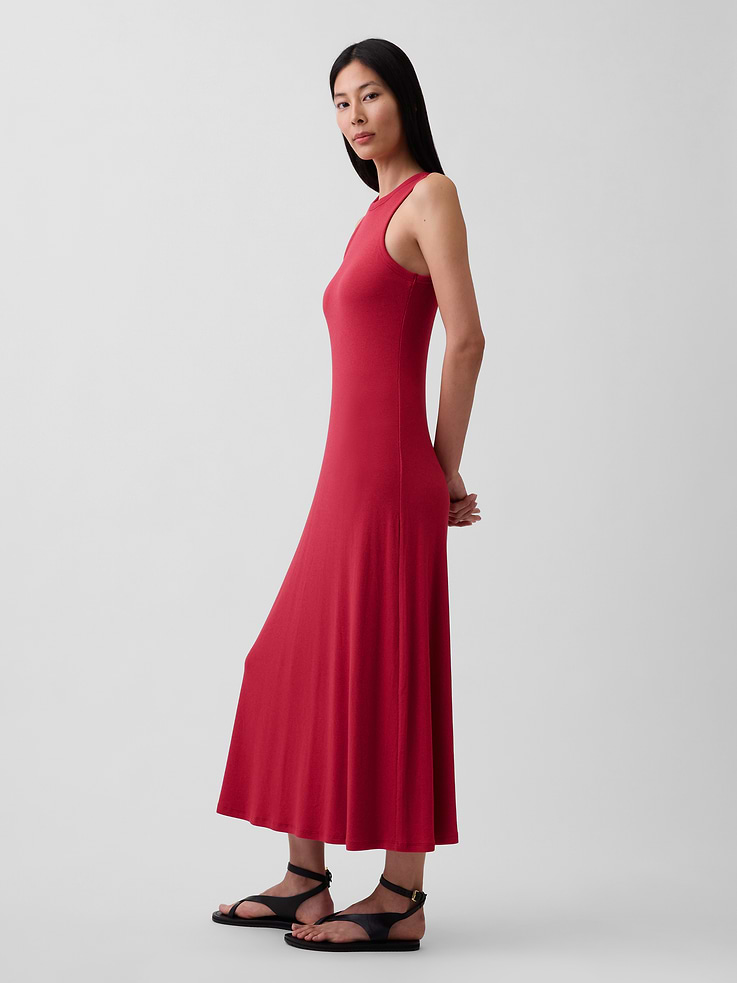 Image number 3 showing, Modern Rib Shelf-Bra Maxi Dress