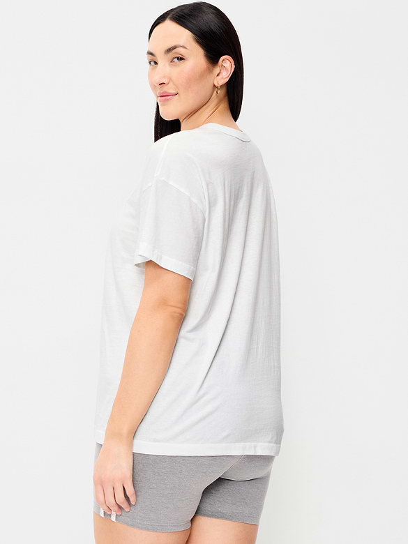 T-shirt long passe-partout surdimensionné