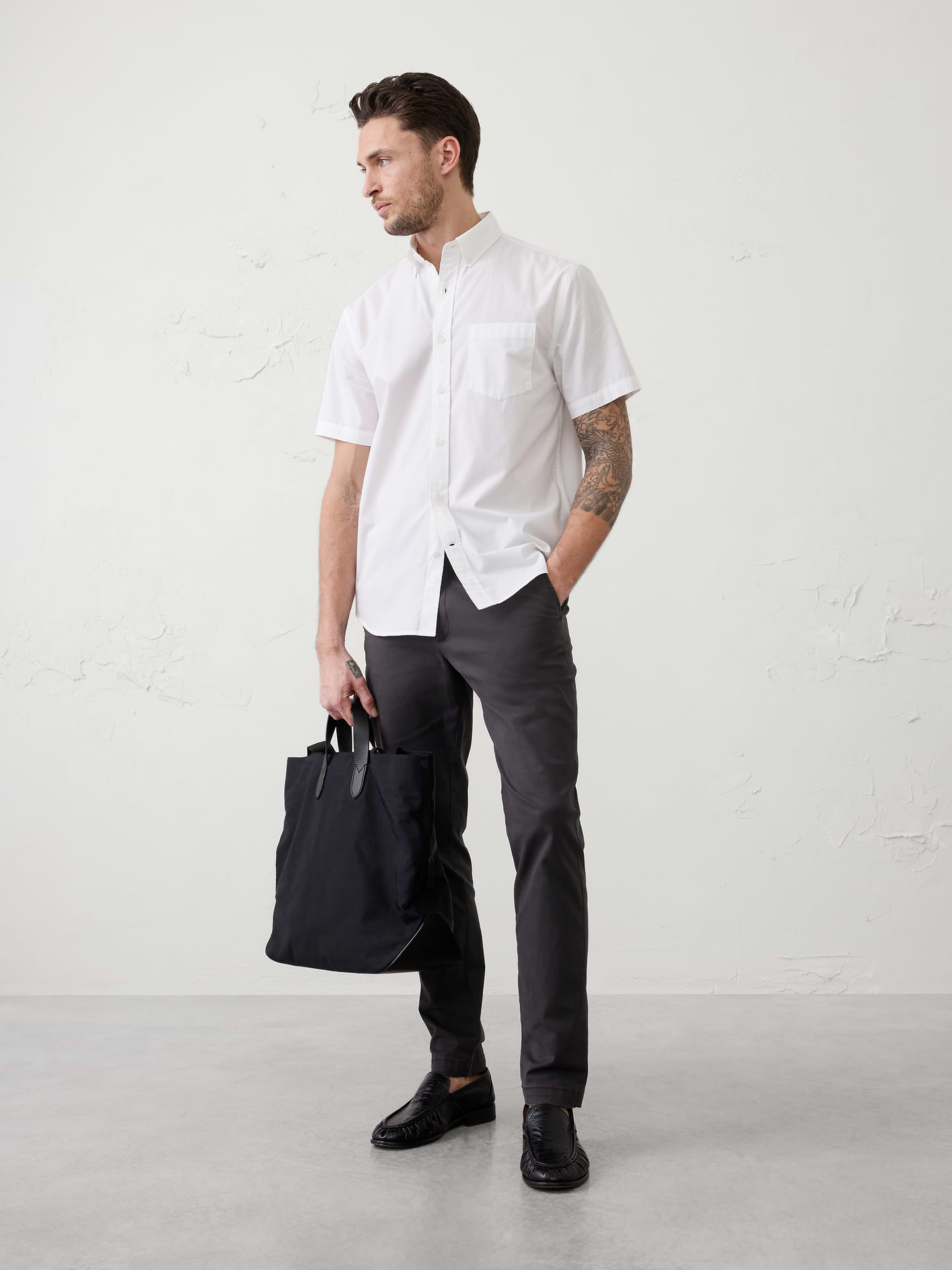 Image number 1 showing, Slim-Fit Softwash Cotton Shirt
