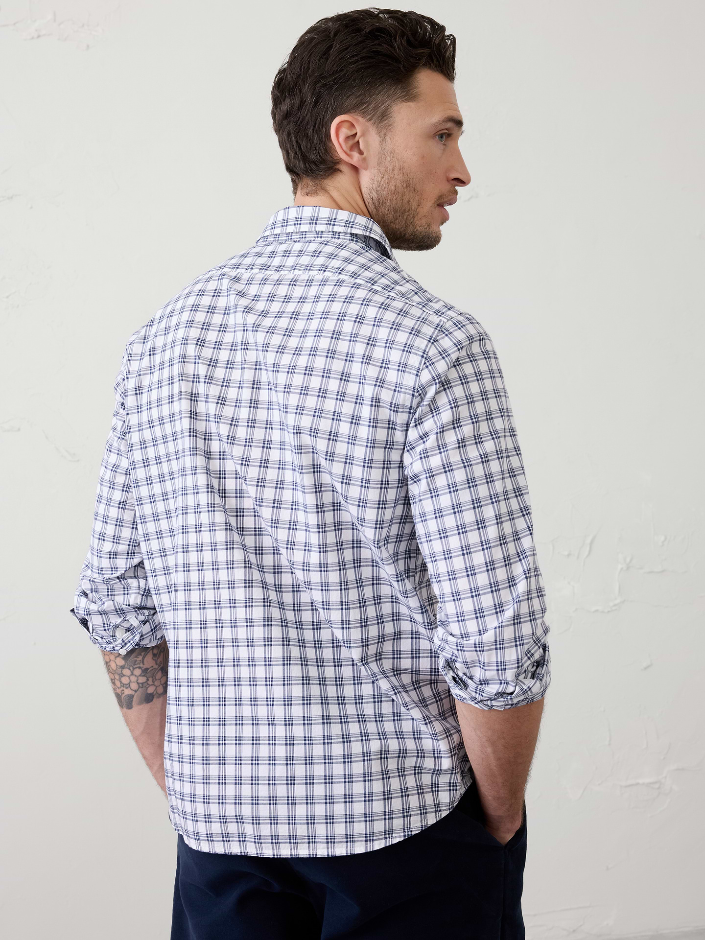 Image number 5 showing, Slim-Fit Softwash Cotton Shirt