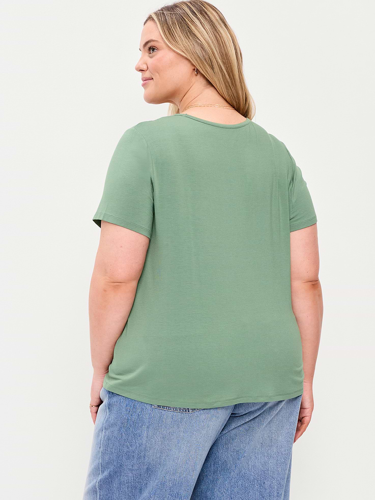Image number 8 showing, Luxe Crew-Neck T-Shirt