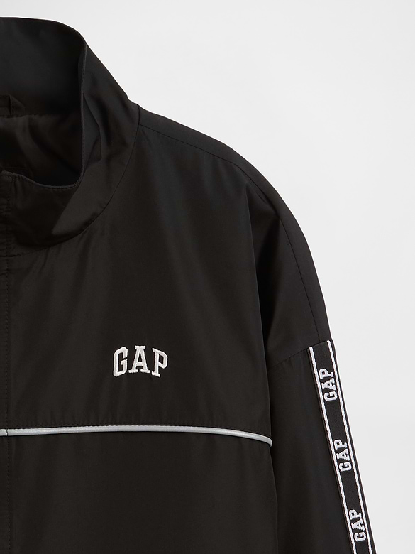 Kids Relaxed Logo Windbreaker Jacket