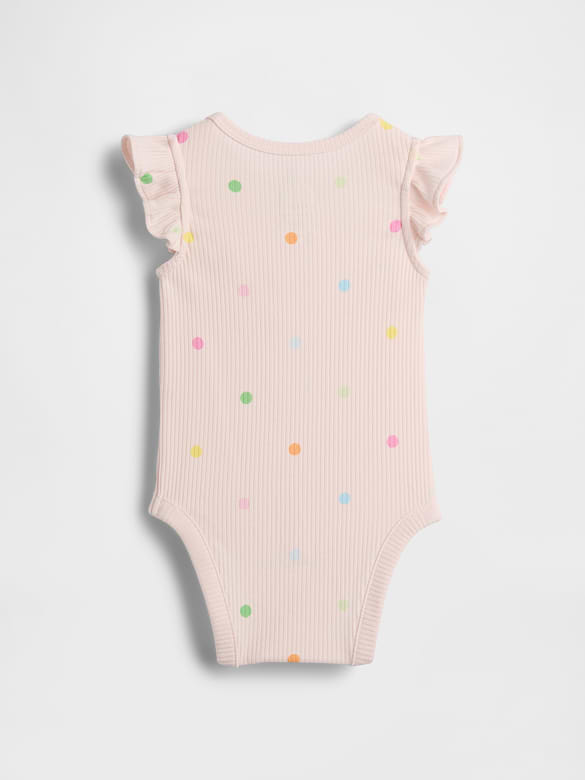 Baby First Favorites TinyRib Polka Dot Bodysuit