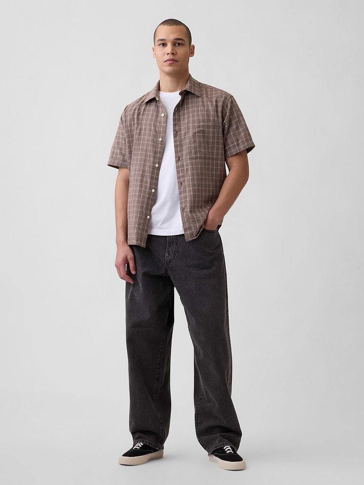 Image number 2 showing, Textured Linen-Cotton Shirt