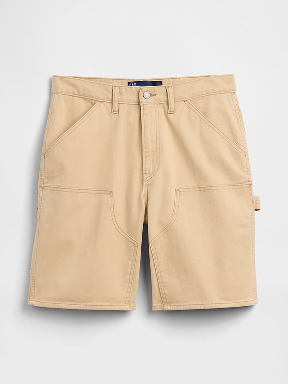 9" Relaxed Denim Carpenter Shorts