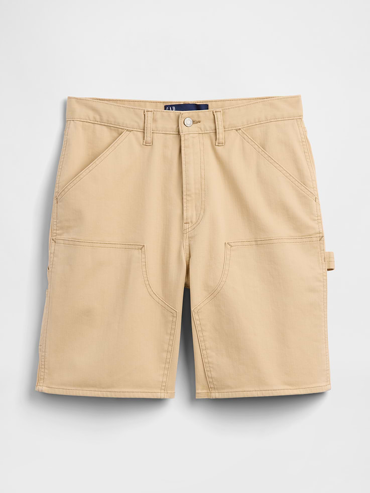 Image number 6 showing, 9" Relaxed Denim Carpenter Shorts