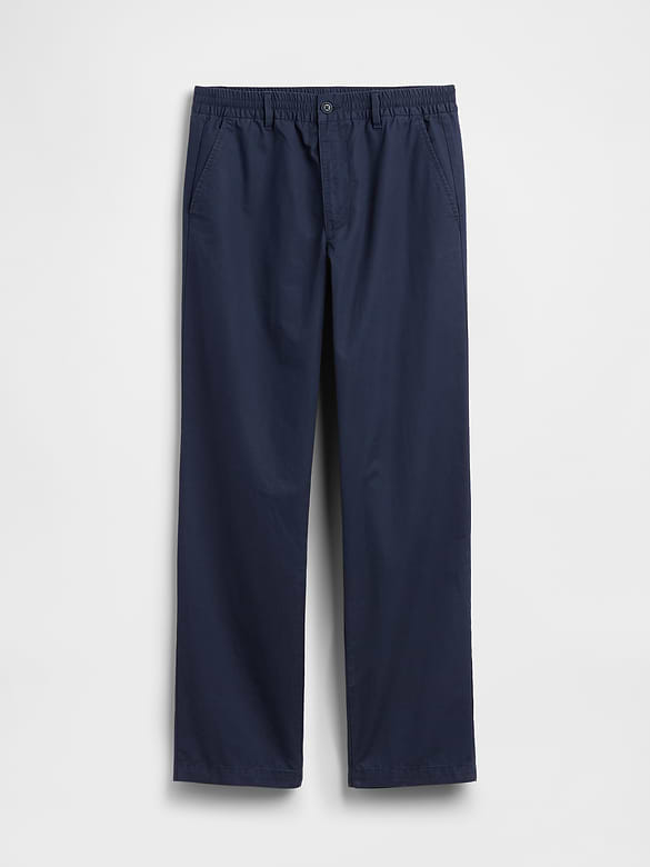 Relaxed Pull-On Khakis