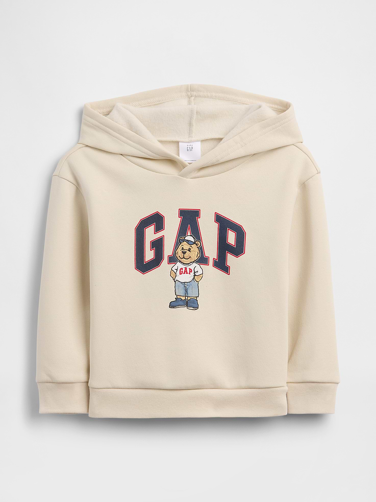 Image number 1 showing, babyGap Relaxed Brannan Bear Logo Hoodie