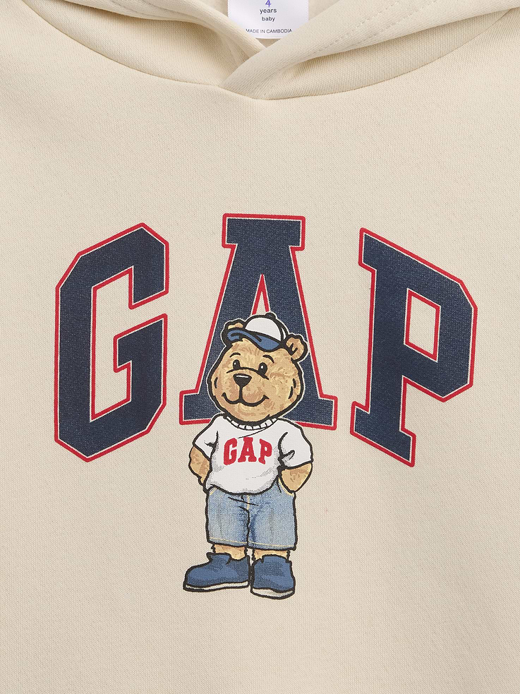 Image number 3 showing, babyGap Relaxed Brannan Bear Logo Hoodie
