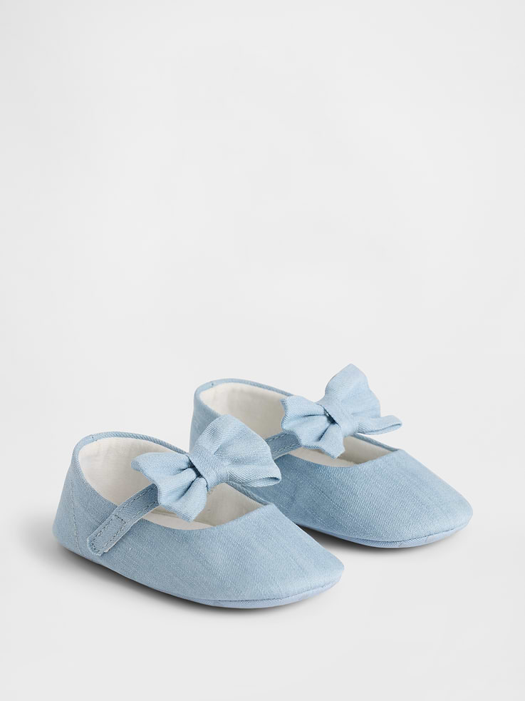 Image 2 de 5, Chaussures Charles IX en denim à boucle pour Bébé
