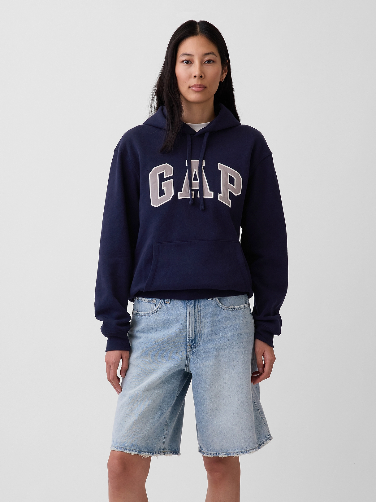Adult VintageSoft Arch Logo Hoodie | Gap