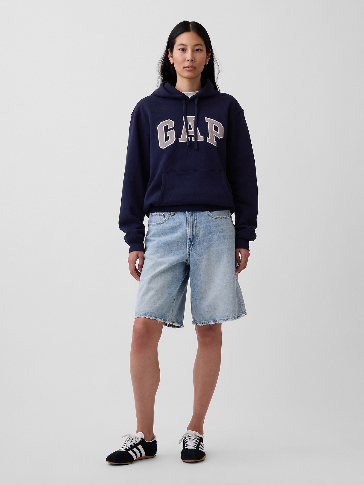 Adult VintageSoft Arch Logo Hoodie | Gap