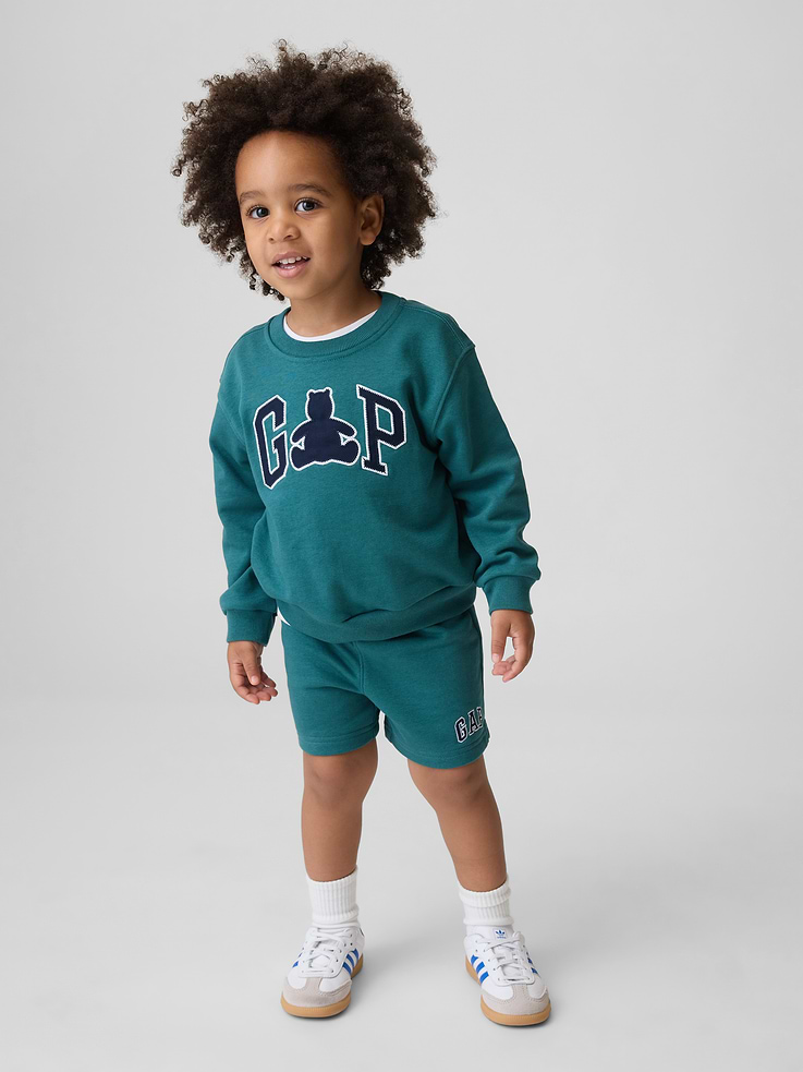 Image number 1 showing, Baby & Toddler VintageSoft Terry Bear Logo Sweat Set