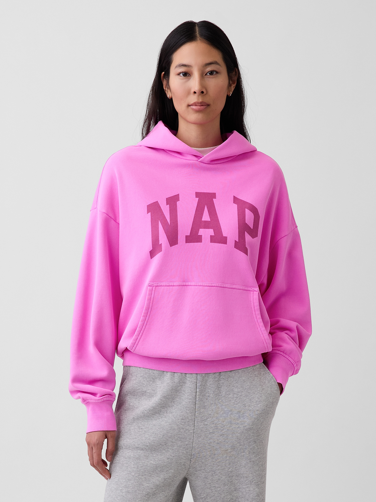 Adult VintageSoft NAP Logo Hoodie | Gap