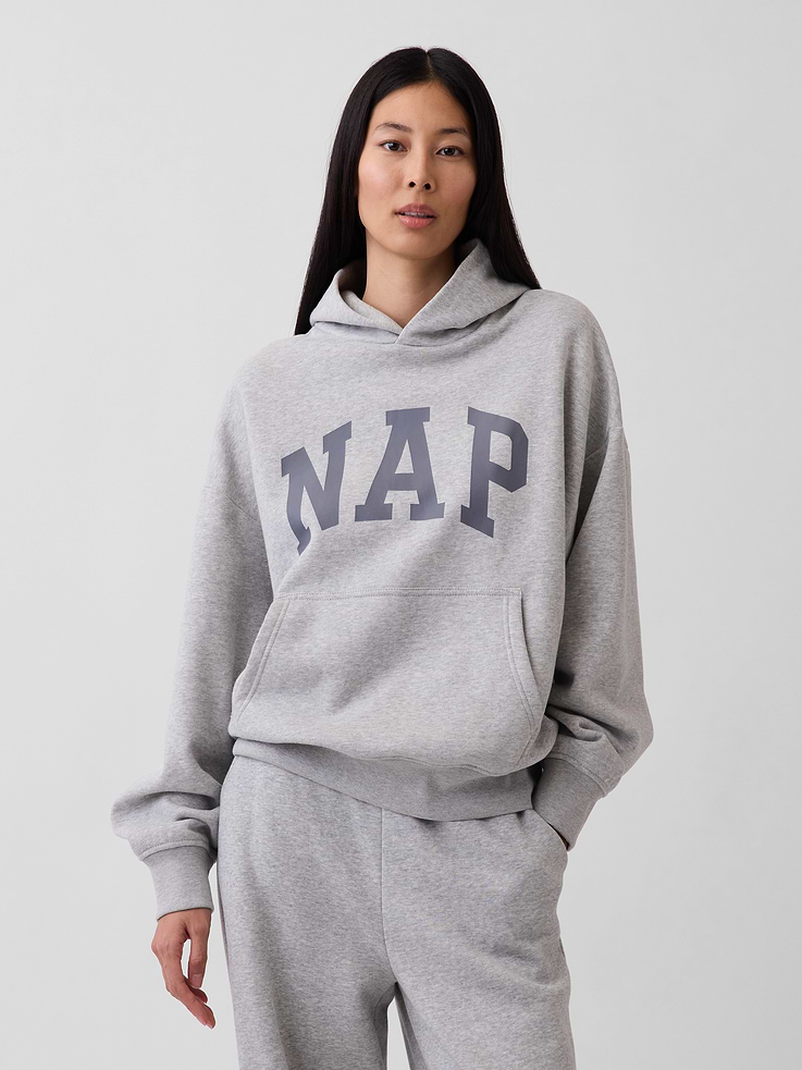 Image number 5 showing, Adult VintageSoft NAP Logo Hoodie