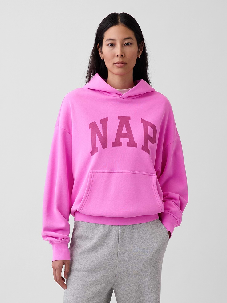Image number 5 showing, Adult VintageSoft NAP Logo Hoodie