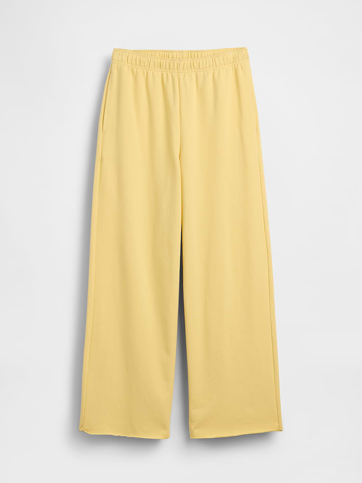 Image number 6 showing, VintageSoft Terry Wide-Leg Sweatpants