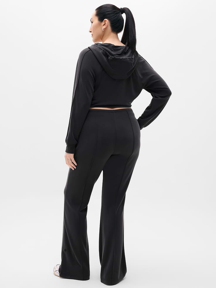 Image number 6 showing, Seasoft Pintuck Mid Rise Flare Pant