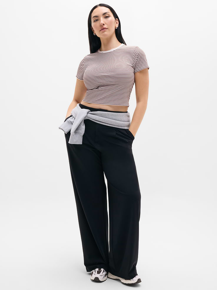 Image number 2 showing, Signature Rib Crop Tee