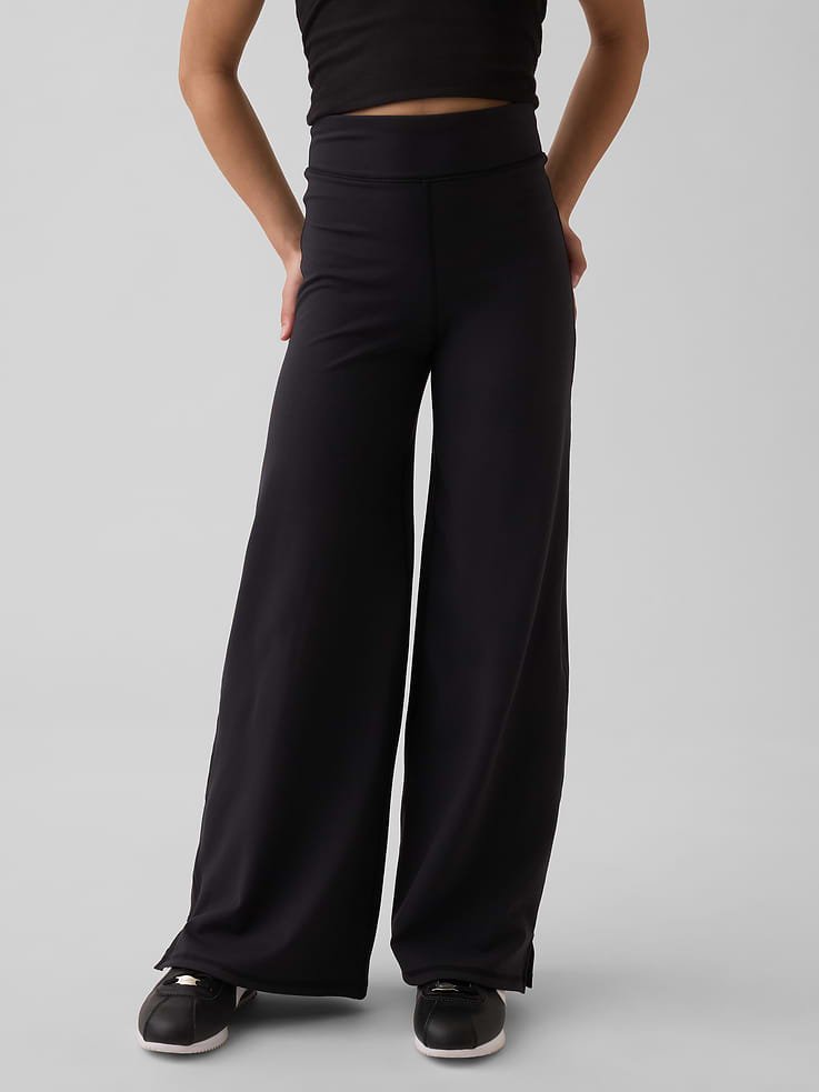 Image number 3 showing, Kids Performance Wide-Leg Leggings
