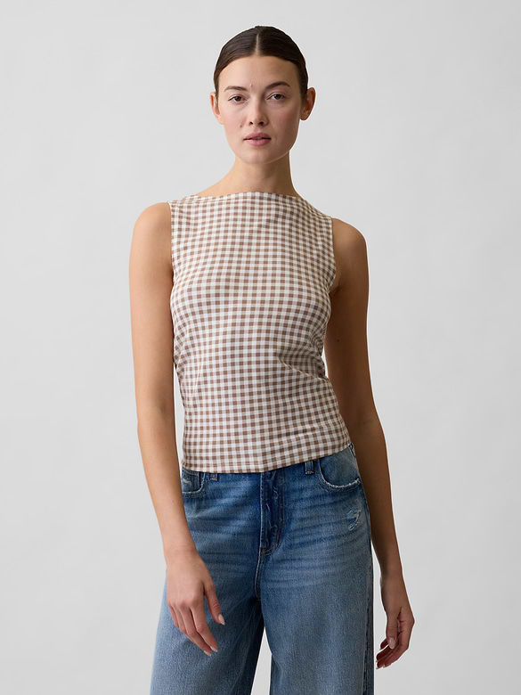 Boatneck Tank Top