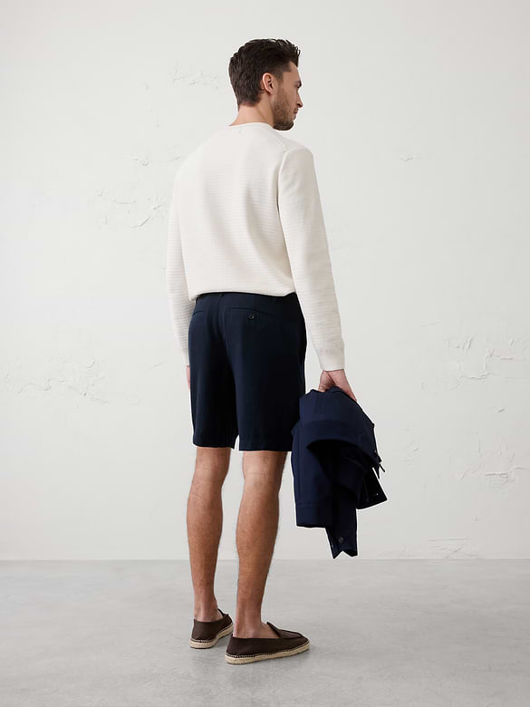 Standard-Fit 7" Linen-Blend Short