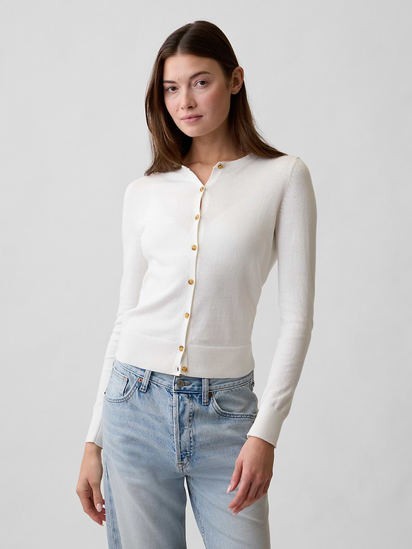 Crewneck Cardigan