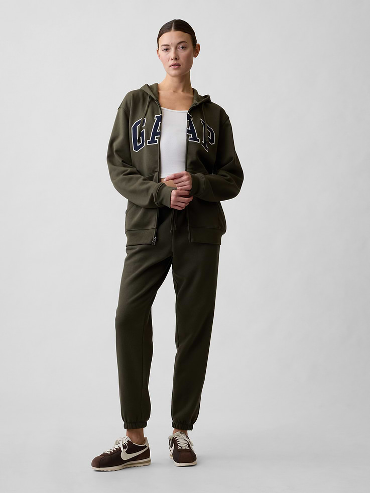 Image 5 of 7, Adult Relaxed Gap Logo Zip Hoodie