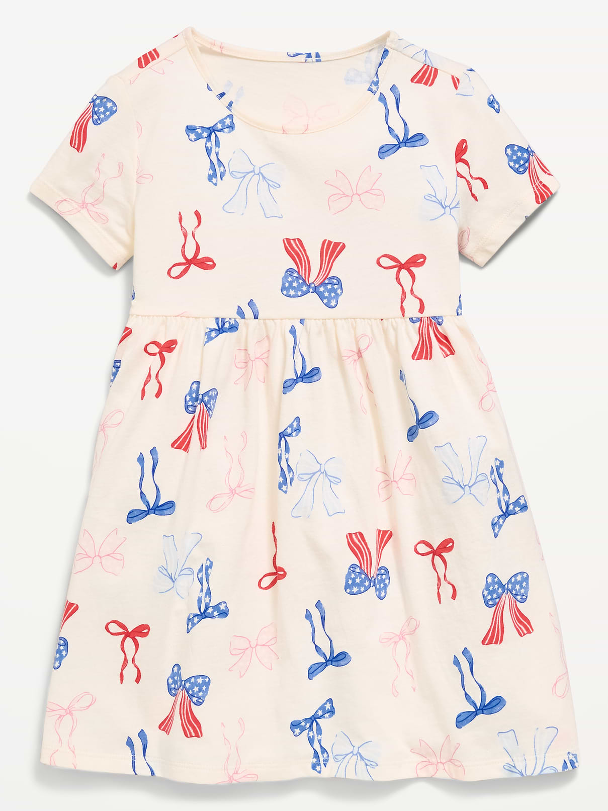 Image number 2 showing, Printed Short-Sleeve Jersey-Knit Dress for Toddler Girls