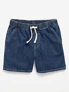 Image number 3 showing, Above Knee Super Baggy Pull-On Jean Shorts for Boys