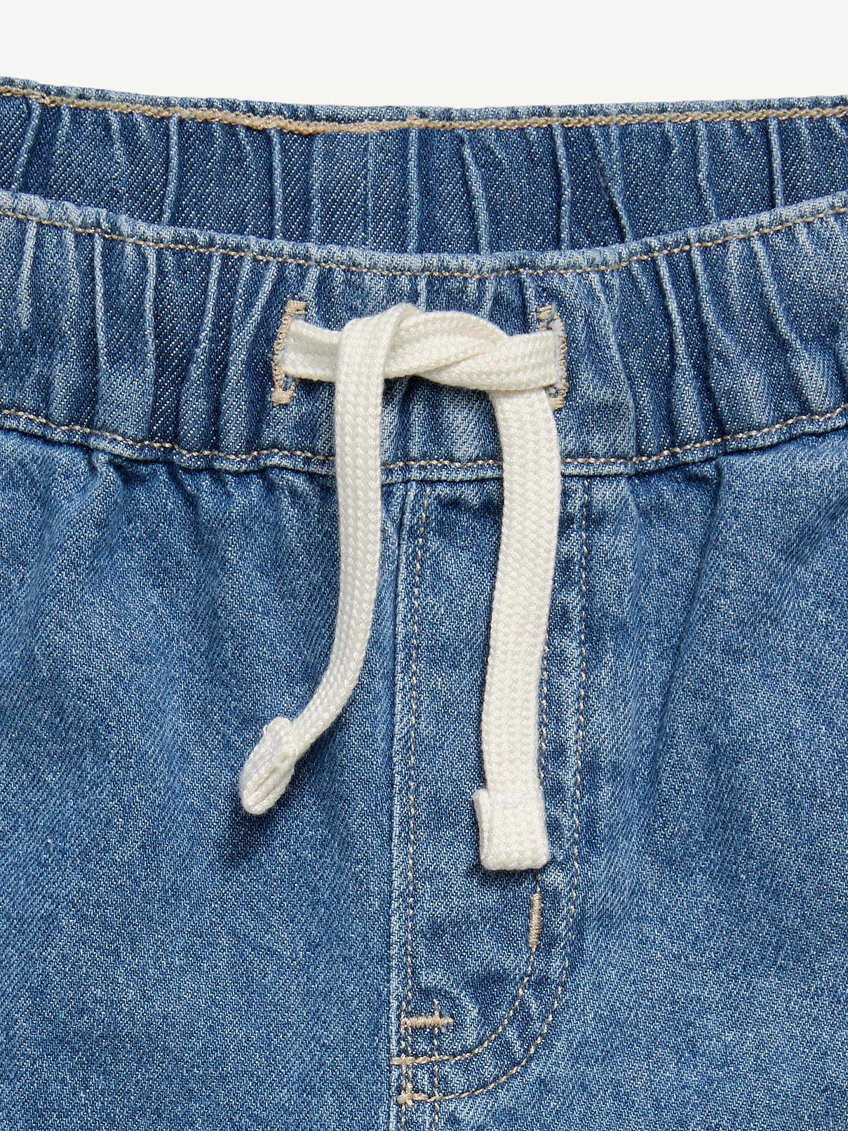 Image number 5 showing, Above Knee Super Baggy Pull-On Jean Shorts for Boys