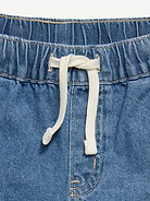 Image number 5 showing, Above Knee Super Baggy Pull-On Jean Shorts for Boys