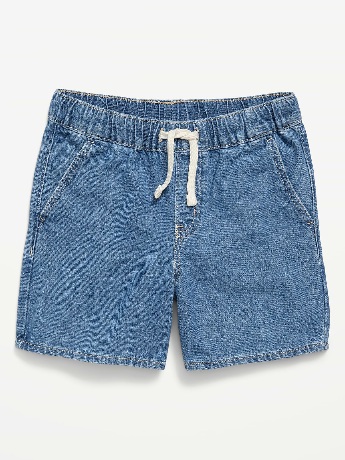 Image number 4 showing, Above Knee Super Baggy Pull-On Jean Shorts for Boys