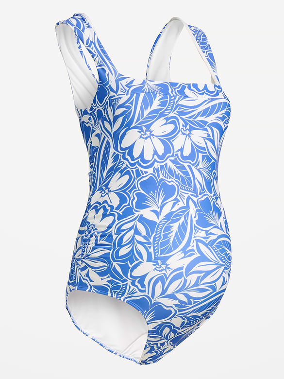 Maternity Structured One-Piece Swimsuit