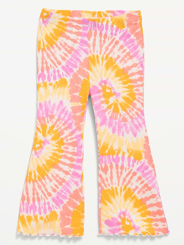 Ribbed Flare-Leg Leggings for Toddler Girls
