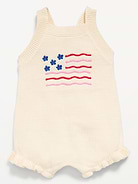 Image number 1 showing, Sleeveless Sweater-Knit One-Piece Romper for Baby
