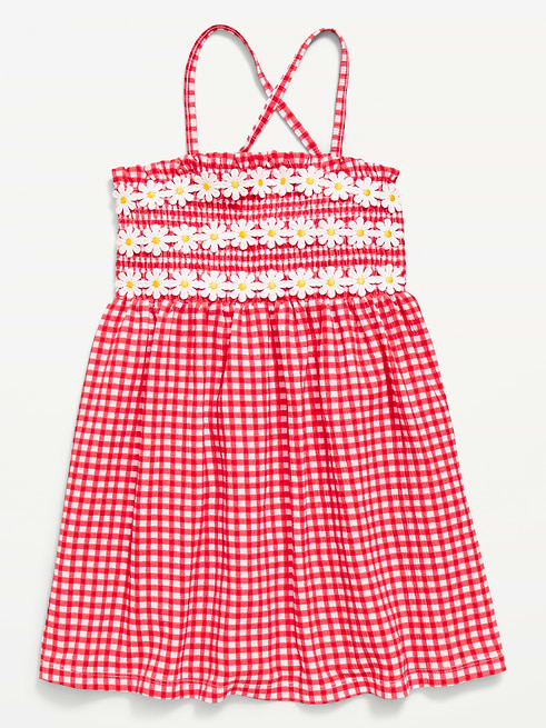 Sleeveless Sleeveless Smocked Dress for Toddler Girls on clearance at Old Navy — 50% off