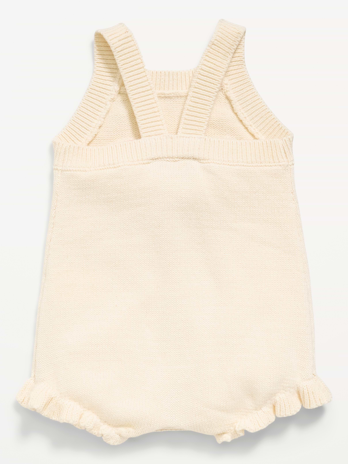 Image number 3 showing, Sleeveless Sweater-Knit One-Piece Romper for Baby