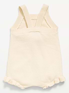 Image number 3 showing, Sleeveless Sweater-Knit One-Piece Romper for Baby