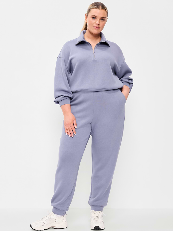 Image number 7 showing, High-Waisted Bounce Fleece Jogger Sweatpants