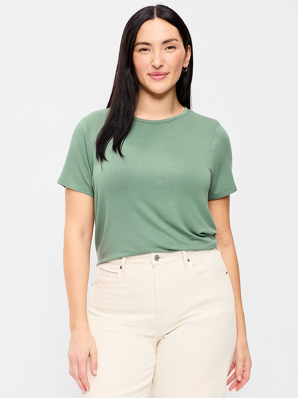 Luxe Crew-Neck T-Shirt